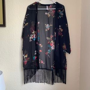 Sheer Printed Cover Up